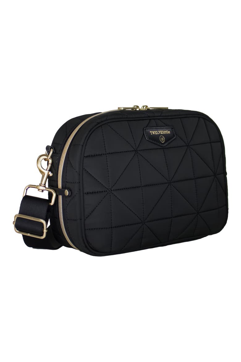 Water Resistant Nylon Diaper Clutch, Alternate, color, BLACK