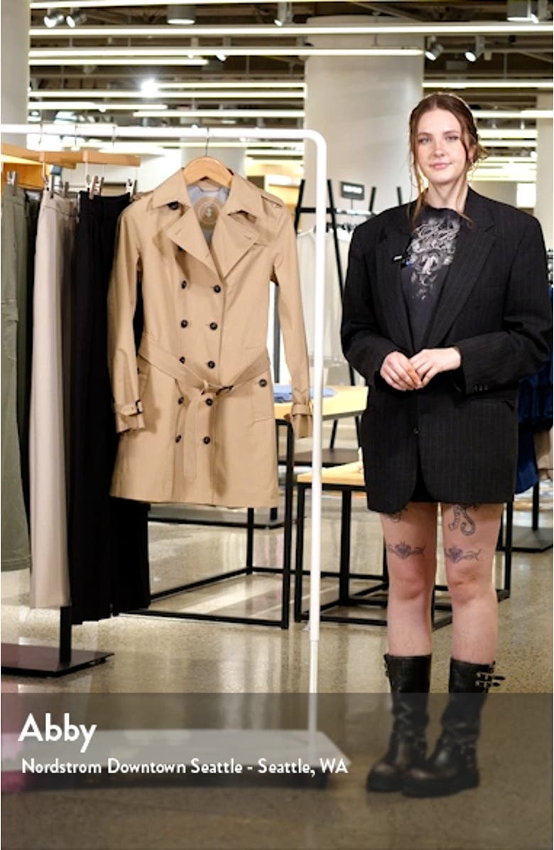 Audrey Waterproof Trench Coat, sales video thumbnail