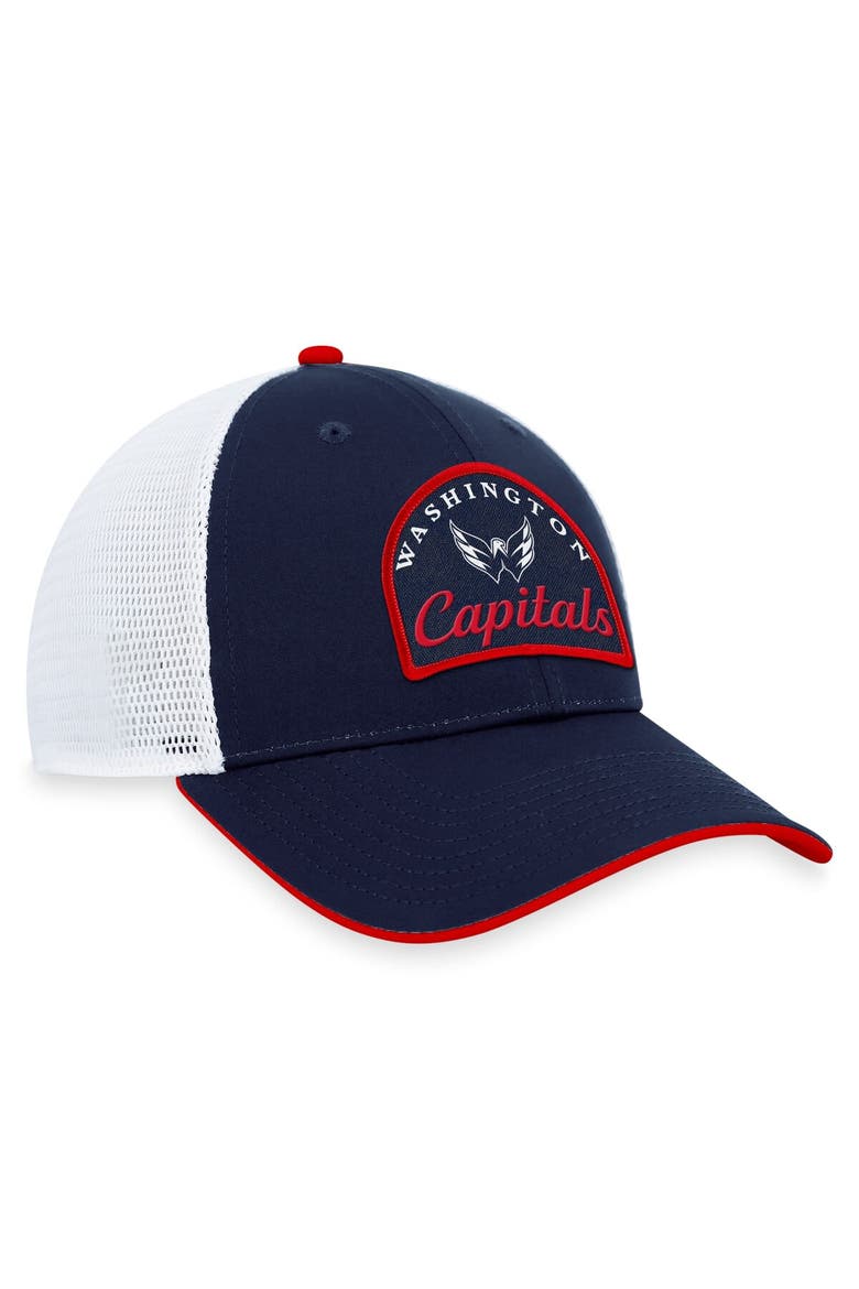 Men's Fanatics Branded Navy/White Washington Capitals Fundamental Adjustable Hat, Alternate, color, Navy