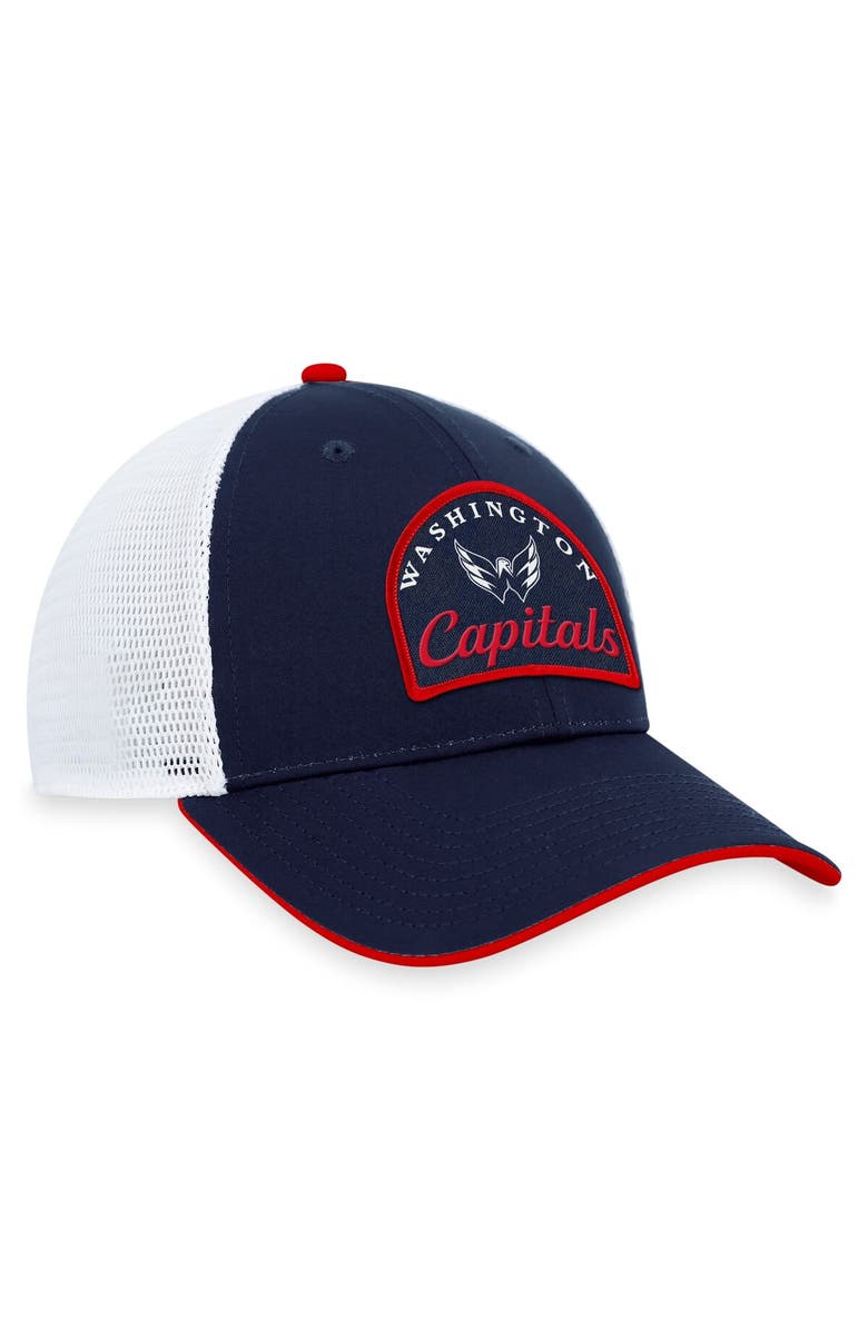 FANATICS Men's Fanatics Branded Navy/White Washington Capitals Fundamental Adjustable Hat, Alternate, color, Navy