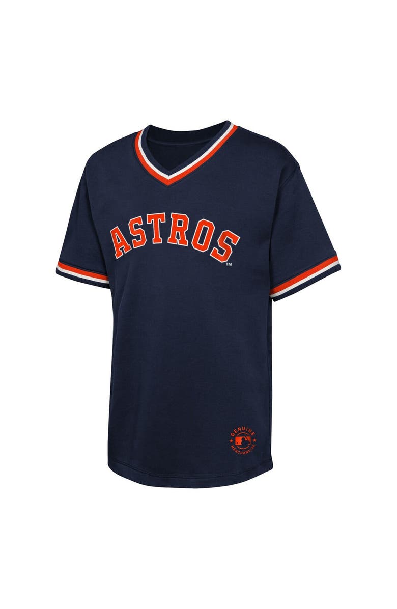 Outerstuff Youth Navy Houston Astros Relief Pitcher V-Neck T-Shirt, Alternate, color, 