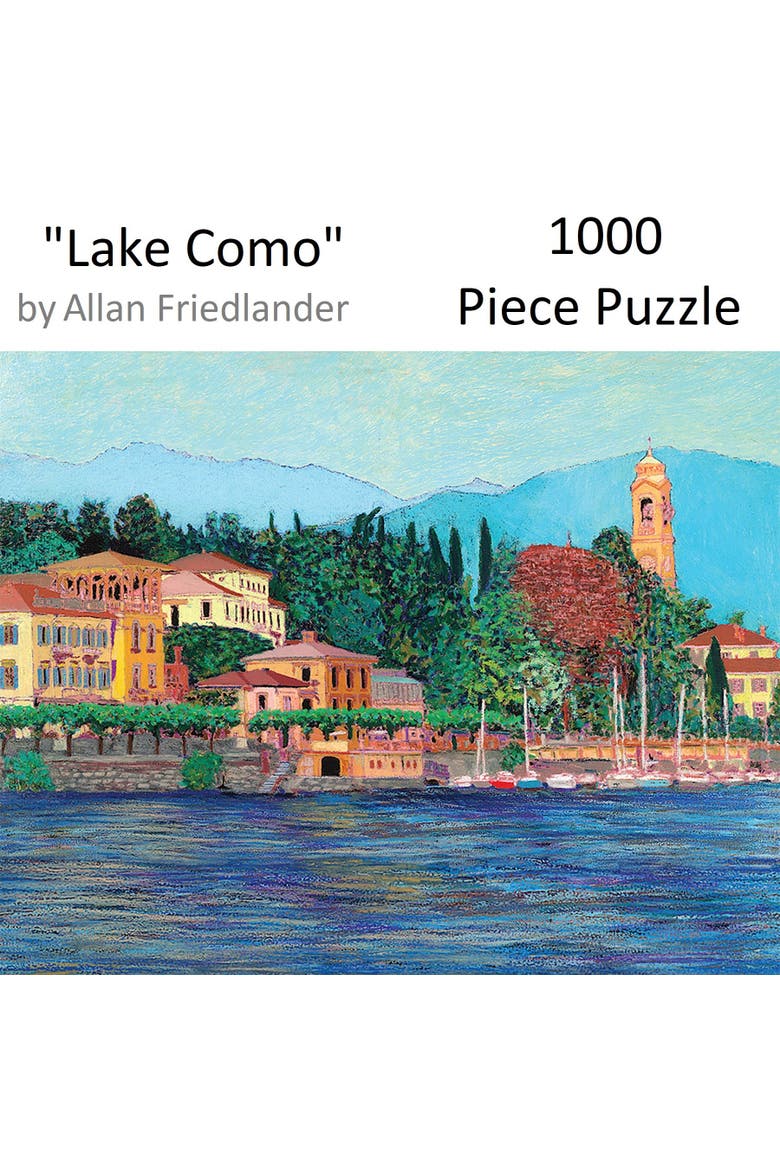 Lake Como by Allan Friedlander, 24 x 30 Inch 1000 Piece Puzzle, Alternate, color, Multicolored