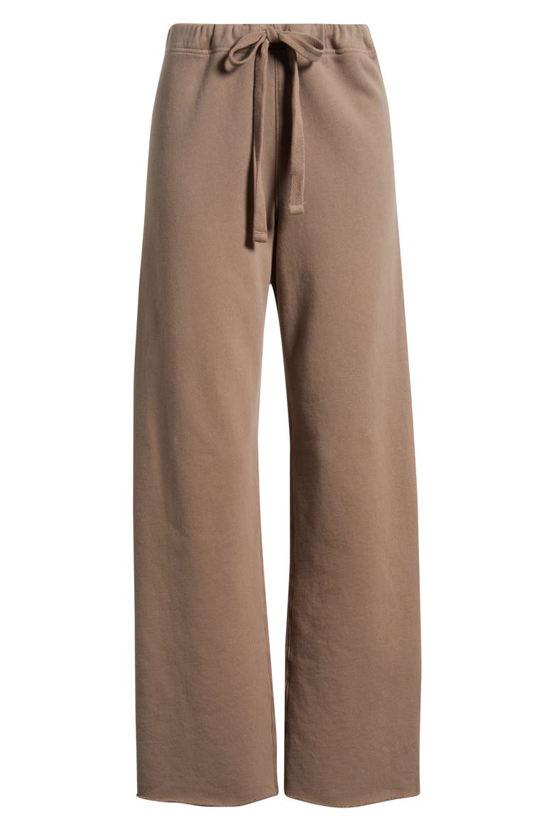 Catherine Cotton Sweatpants, Alternate, color, BRULEE