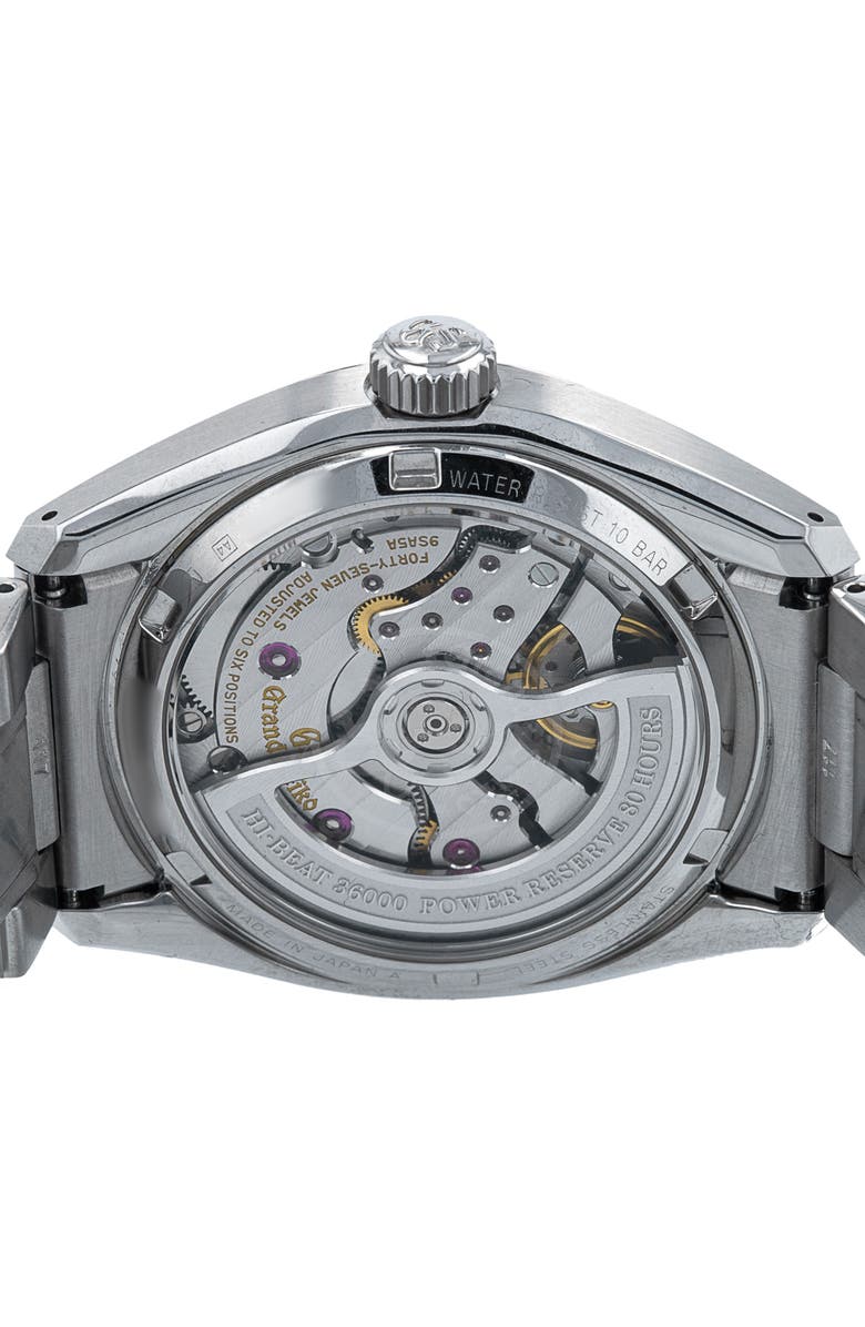 Watchfinder & Co. Grand Seiko Preowned 2021 Heritage Collection SLGH005 Bracelet Watch, 40mm, Alternate, color, White