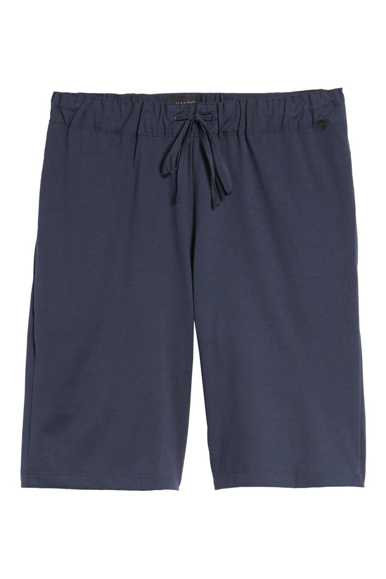 Night and Day Cotton Knit Drawstring Shorts, Alternate, color, BLACK IRIS