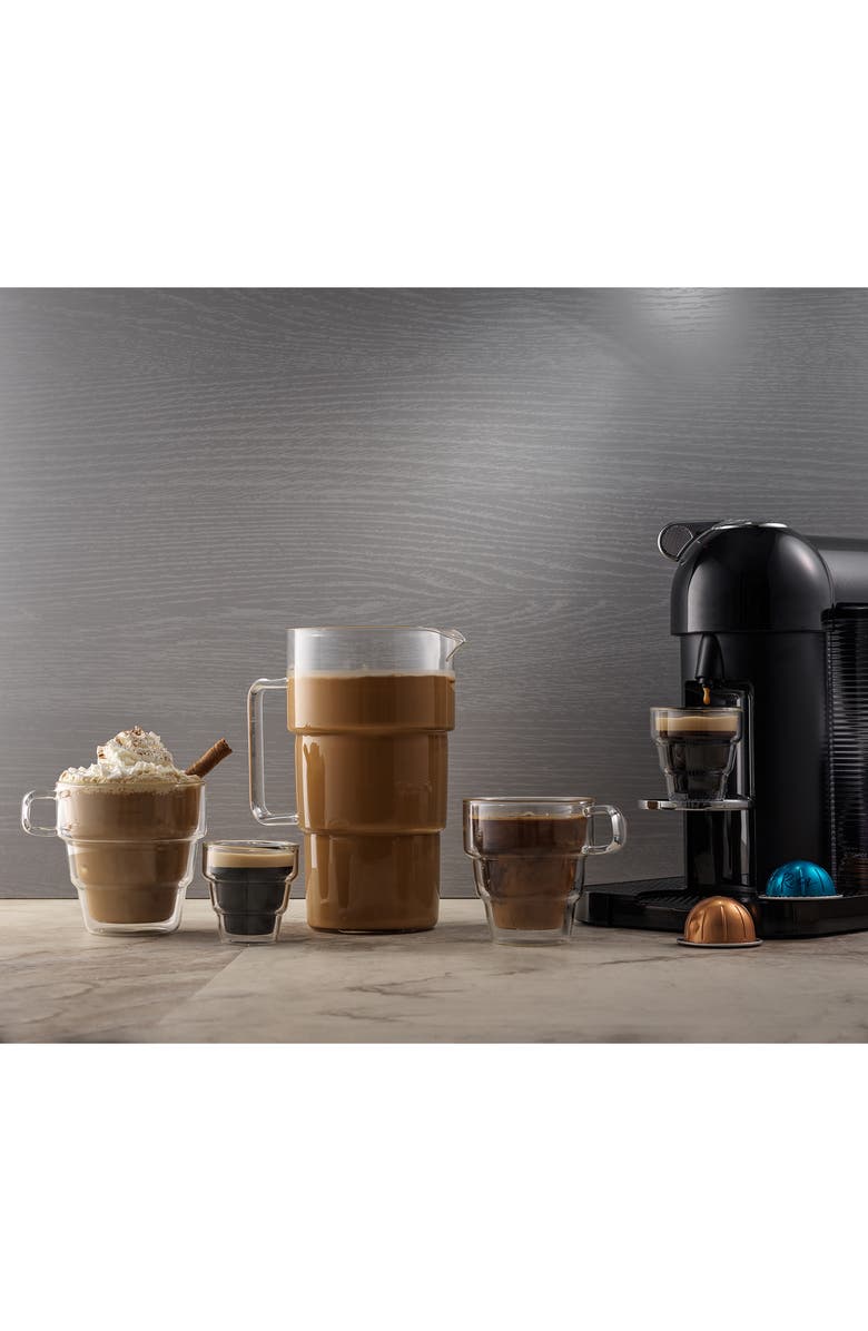 JoyJolt Pila Double Wall Coffee Glass - Set of 2, Alternate, color, 