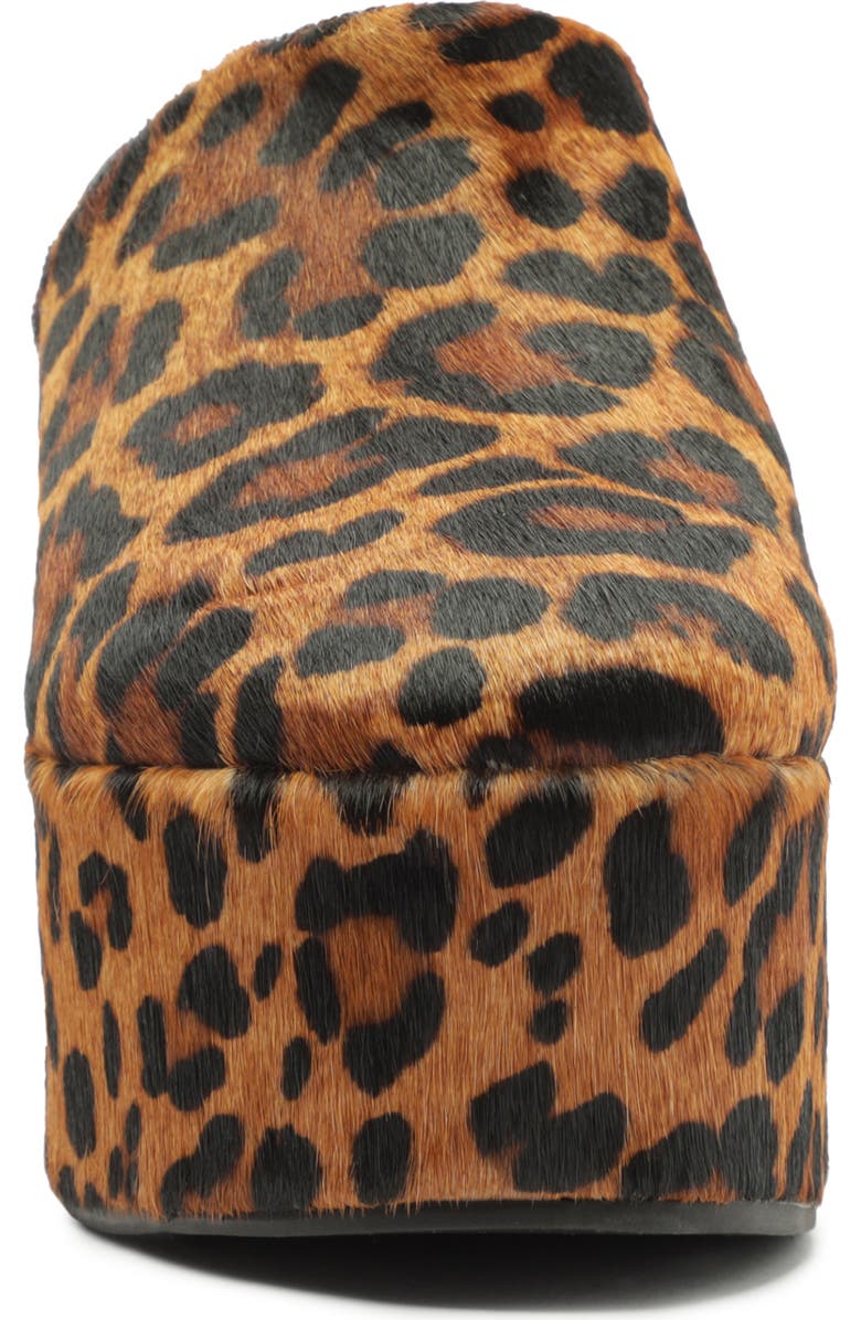 Schutz Sierra Platform Wedge Mule, Alternate, color, Leopard