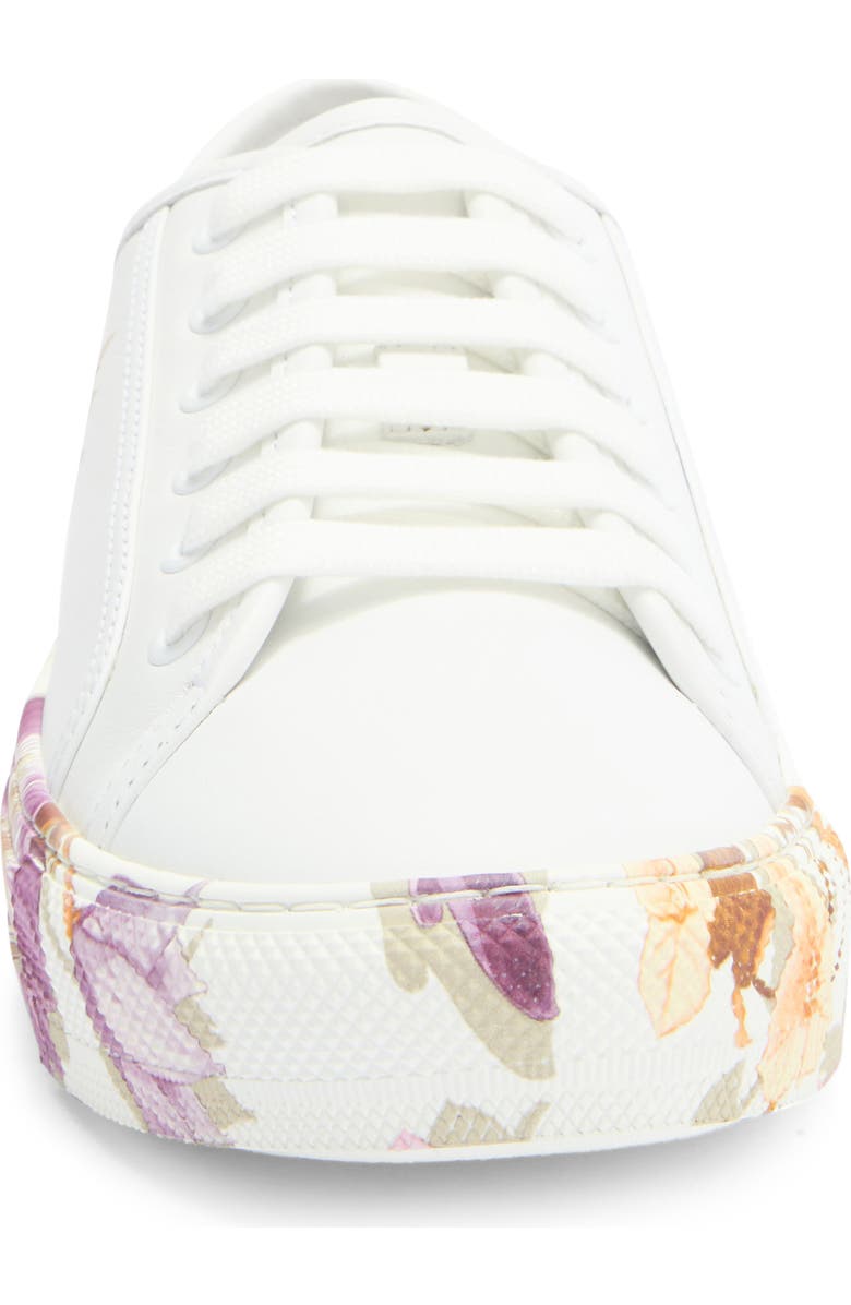 FERRAGAMO Borg Floral Print Low Top Sneaker, Alternate, color,