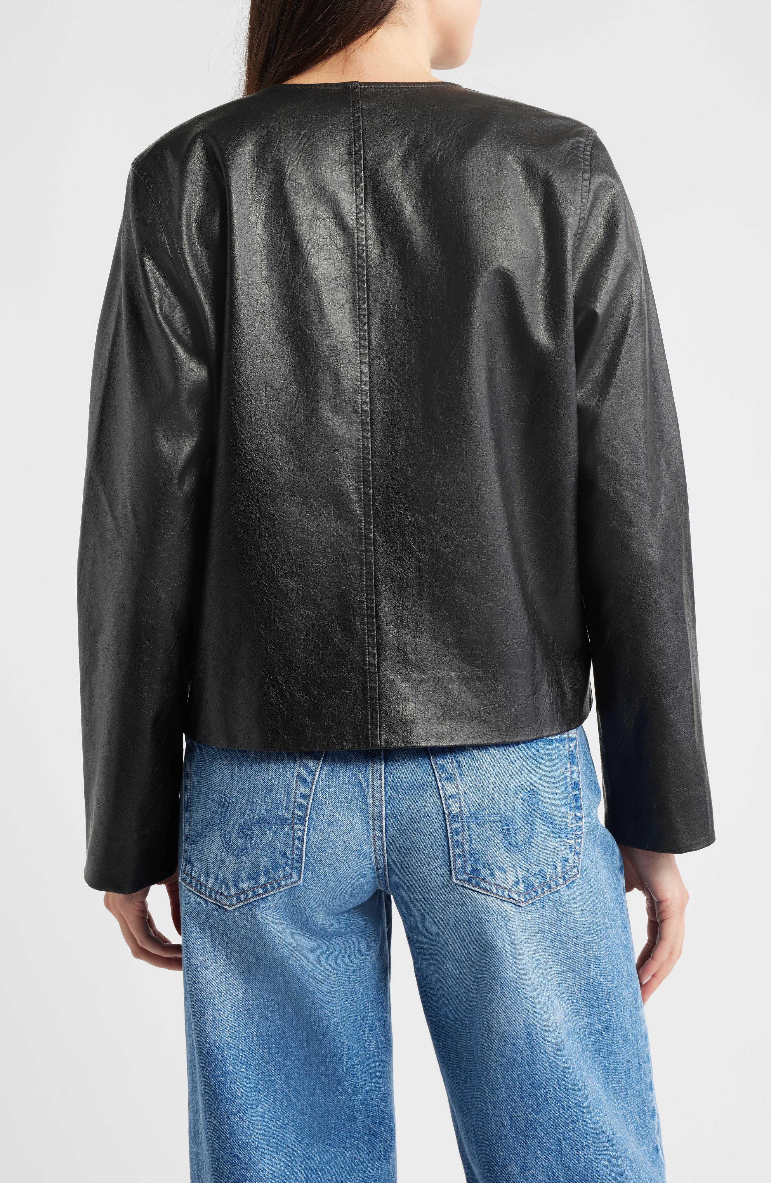 Inka Faux Leather Jacket - image 2