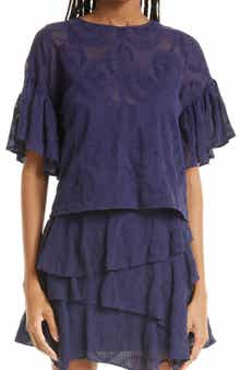 Brionni Flutter Sleeve Top