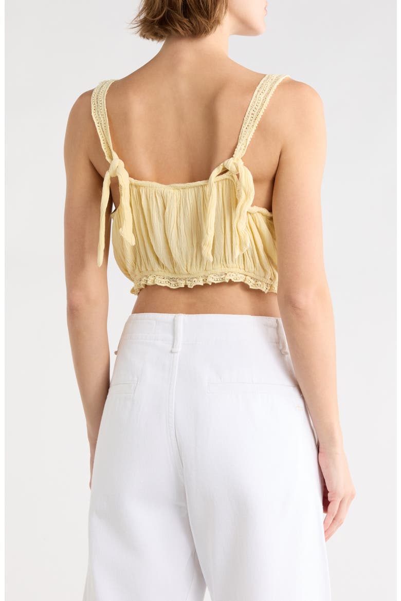 Staying Local Blouson Top, Alternate, color, CUSTARD VANILLA
