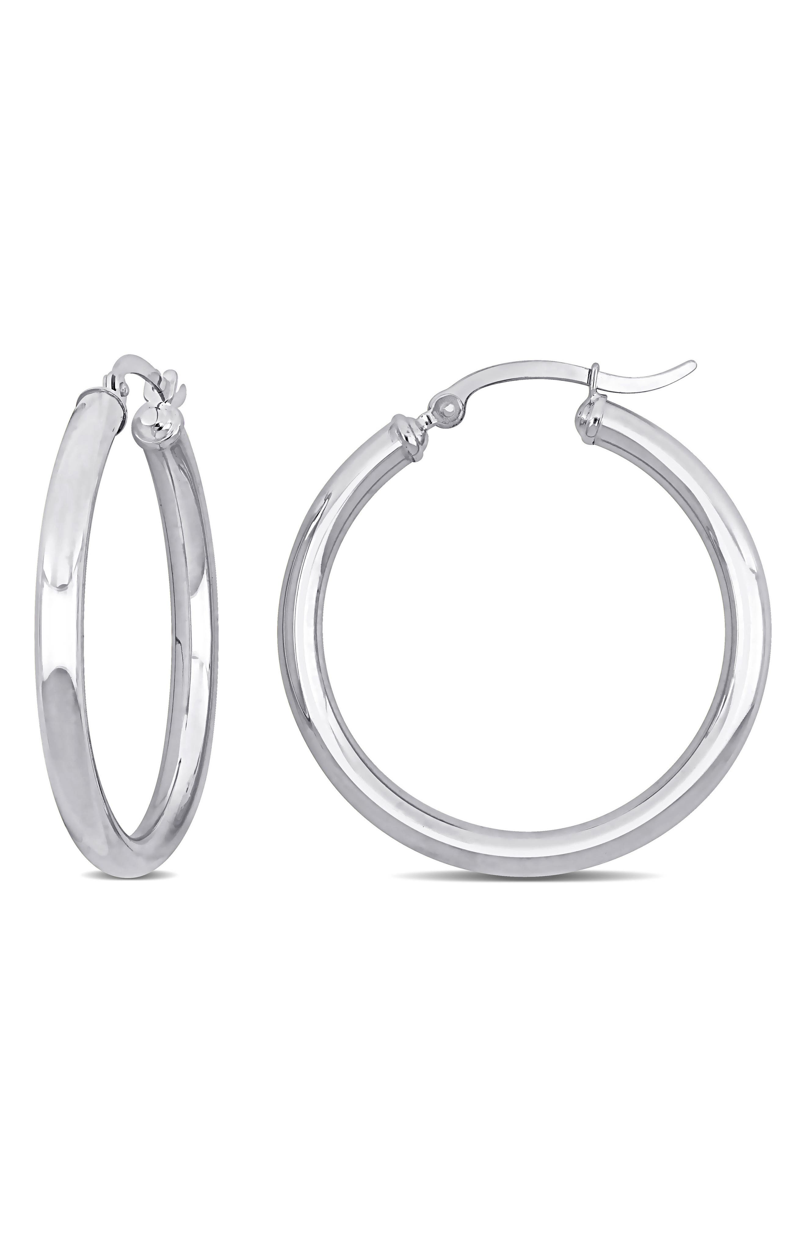 DELMAR 10K Gold Hoop Earrings, 33mm