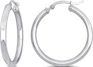 DELMAR 10K Gold Hoop Earrings, 33mm