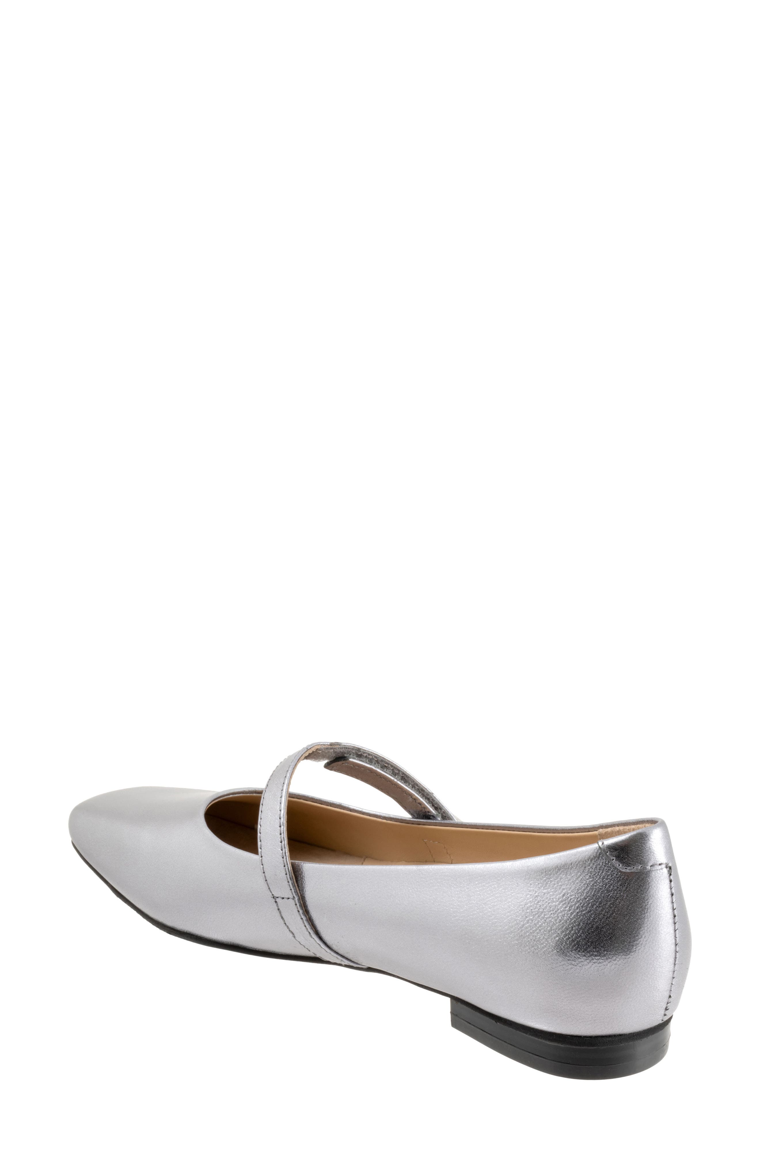 Trotters Hazel Mary Jane Flat - Multiple Widths Available, Alternate, color, Pewter