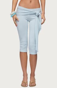 EDIKTED Adara Tie Capri Pants