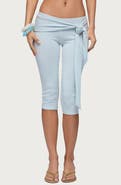 EDIKTED Adara Tie Capri Pants