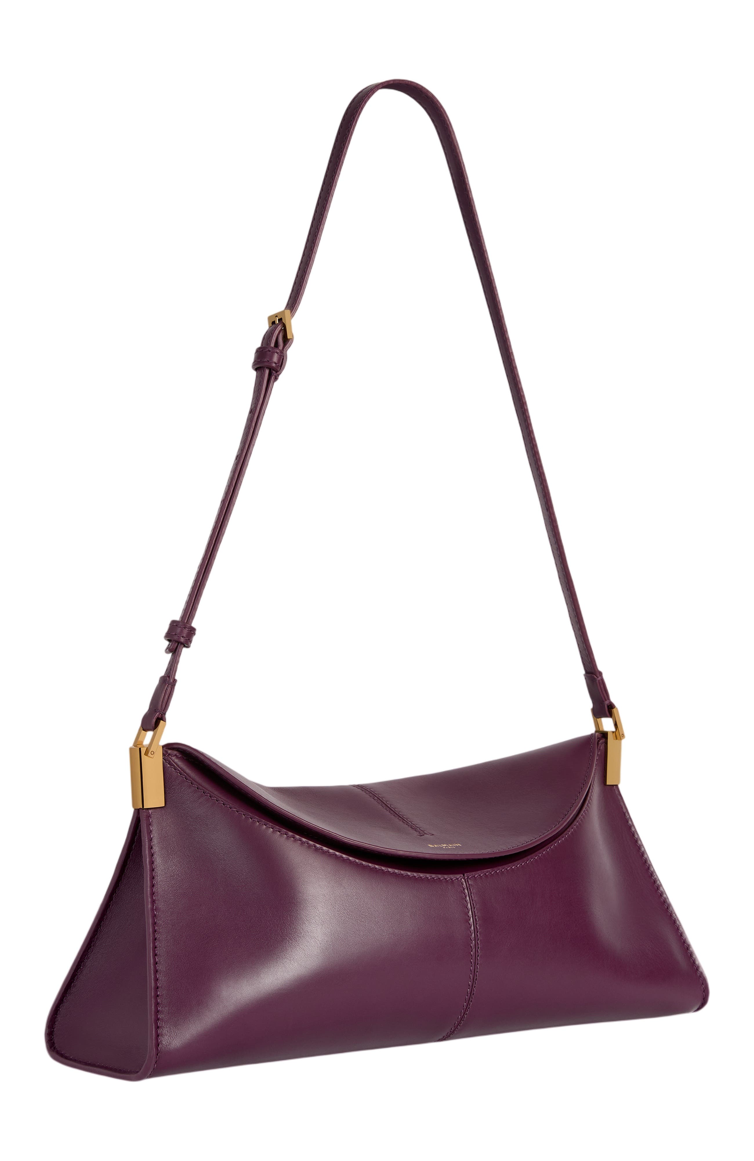 64-83 Medium Bag in Smooth Leather, Alternate, color, purple