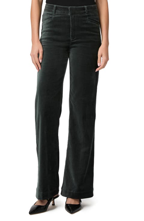 Leenah Wide Leg Velvet Pants
