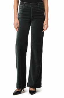 PAIGE Leenah Wide Leg Velvet Pants