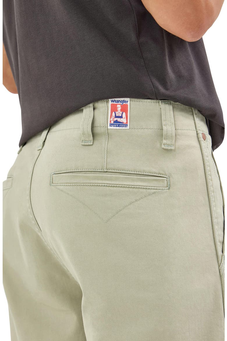 Casey Jones Flat Front Stretch Cotton Shorts, Alternate, color, TEA