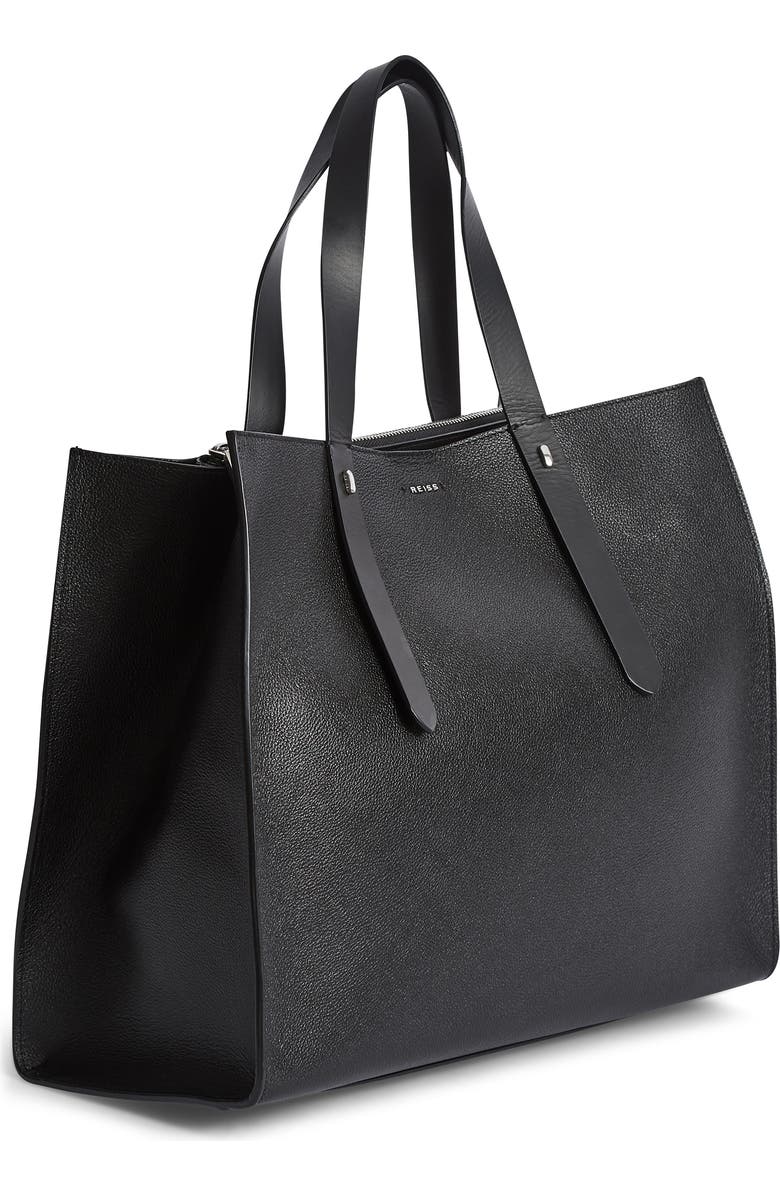 Reiss Swaby Leather Tote, Alternate, color,