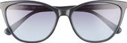 Longchamp Le Pliage 57mm Gradient Cat Eye Sunglasses