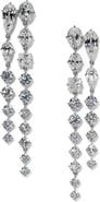 Nadri Lucia Cubic Zirconia Double Linear Drop Earrings