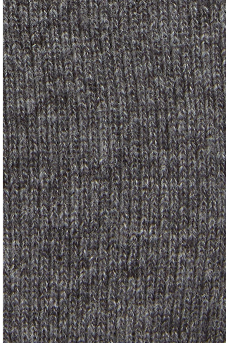 Heather Knit Watch Hat, Alternate, color, DARK GREY HEATHER