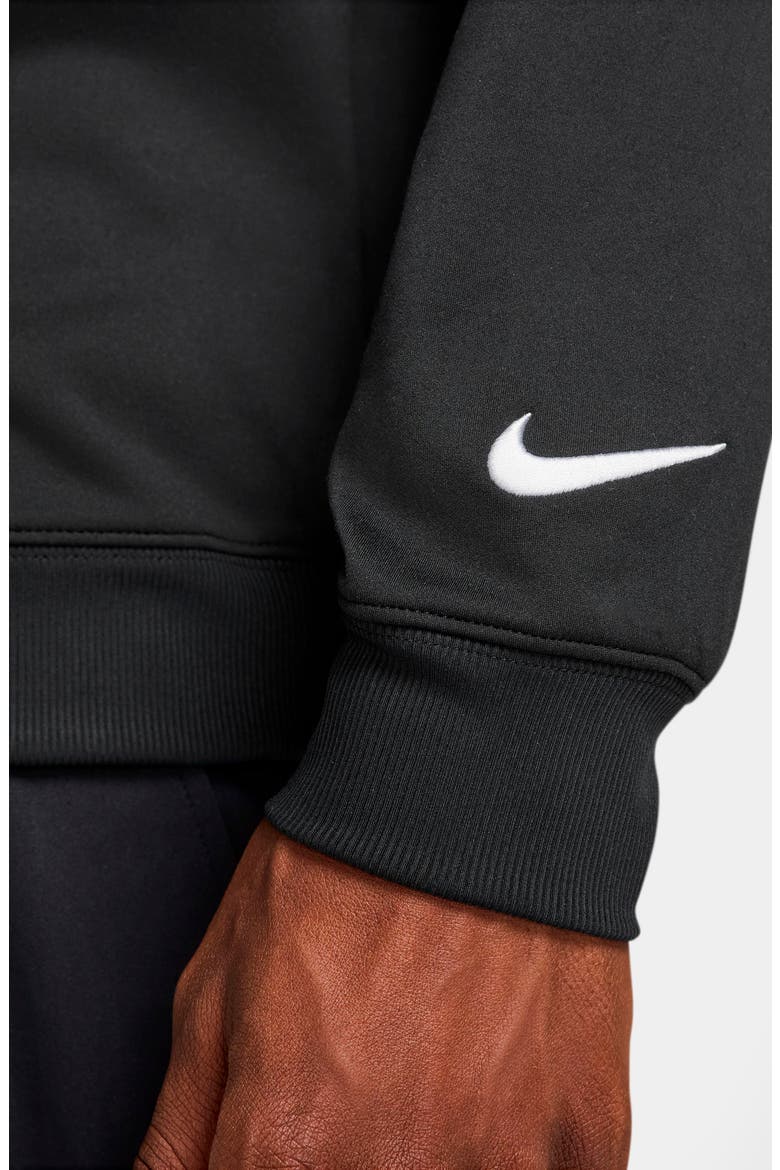 Dri-FIT Tour Half Zip Golf Pullover, Alternate, color, BLACK/ WHITE
