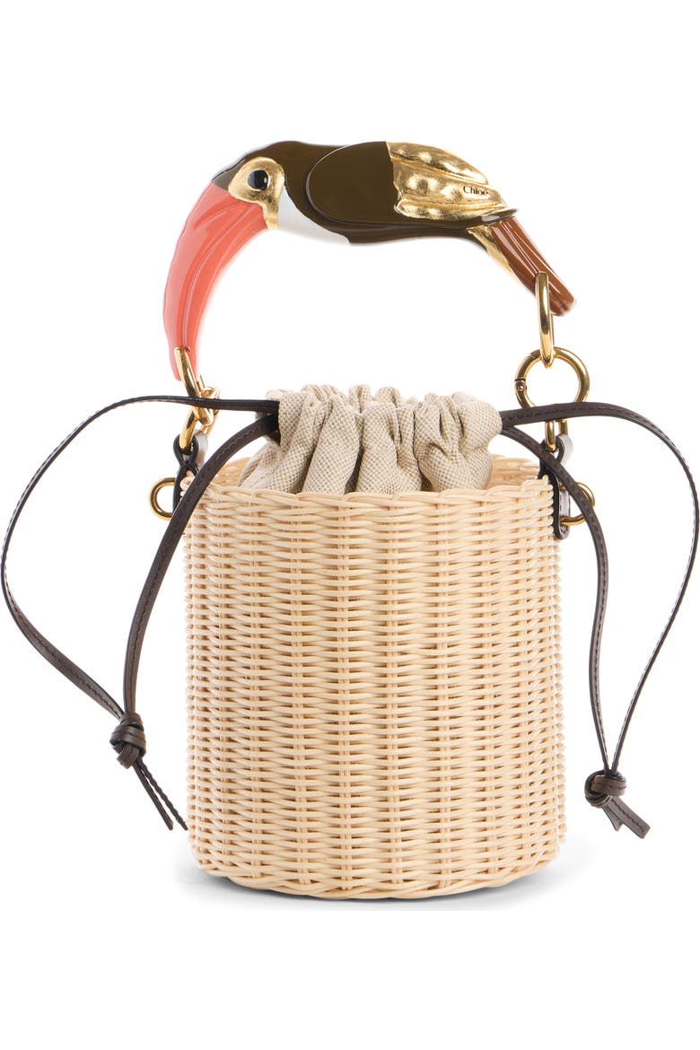Chloé Tropicus Wicker Bucket Bag (Women) | Nordstrom Chloé Tropicus Wicker Bucket Bag (Women) | Nordstrom