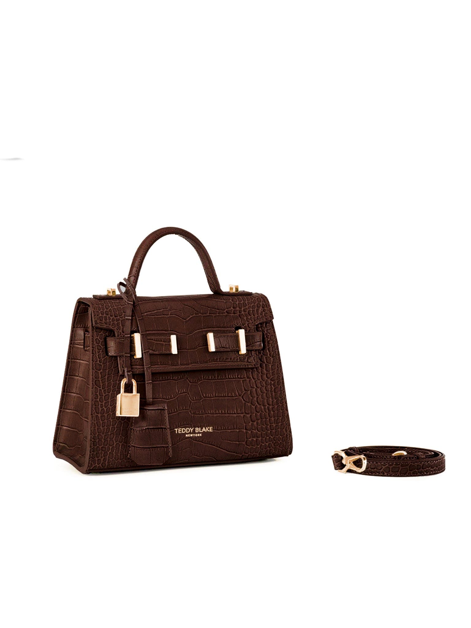 Teddy Blake Ava Croco  9", Alternate, color, Brown
