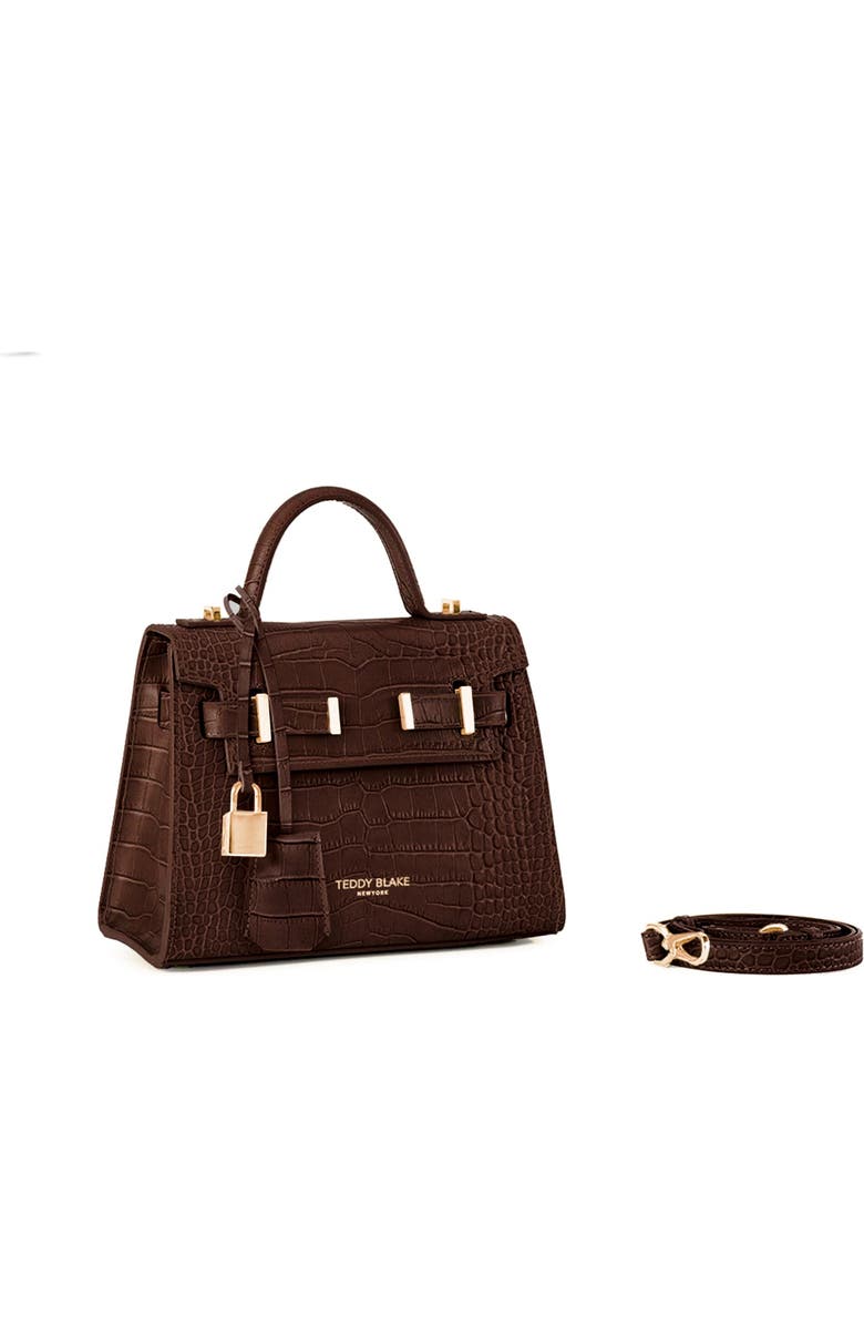 Teddy Blake Ava Croco 9", Alternate, color, Brown
