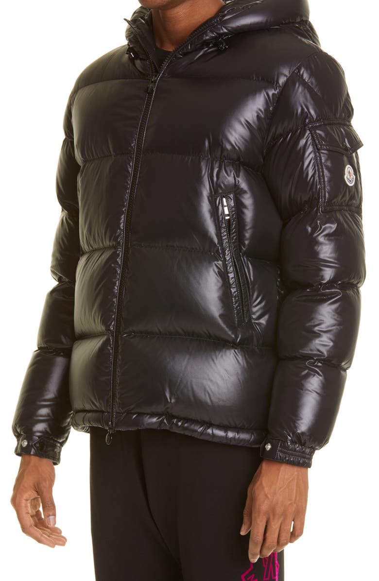 Moncler Ecrins Hooded Down Puffer Jacket, Alternate, color, 