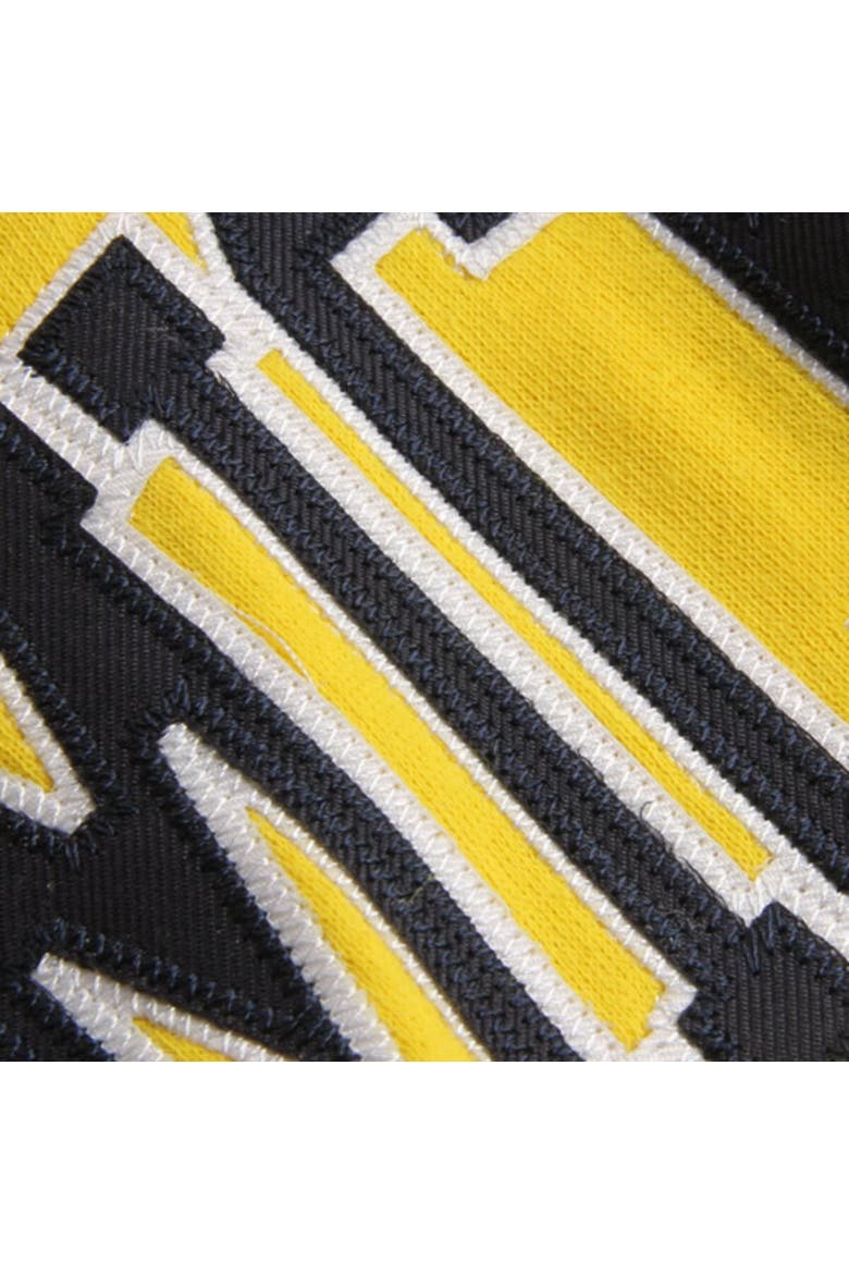 Women's Stadium Athletic Gold Michigan Wolverines Arched Name Full-Zip Hoodie, Alternate, color, Maize