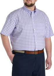 Brooks Brothers Big & Tall  Check-Patterned Friday Oxford Sport Shirt