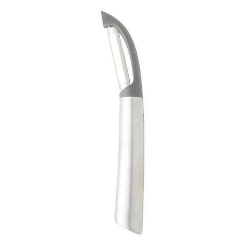 7.9 Inch Stainless Steel Straight Peeler in Silver