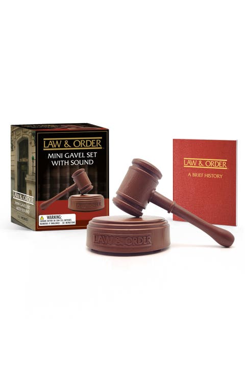 'Law & Order' Mini Sound-Making Gavel Set