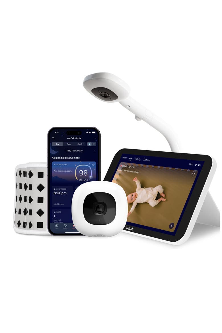 Smart Baby Monitor System, Main, color, WHITE