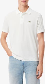 Lacoste Essentials Classic Fit Cotton Blend Piqué Polo