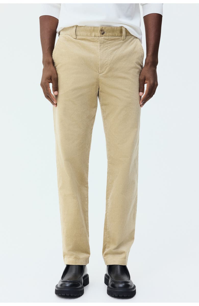 H&M Regular Fit Corduroy Trousers, Alternate, color, 
