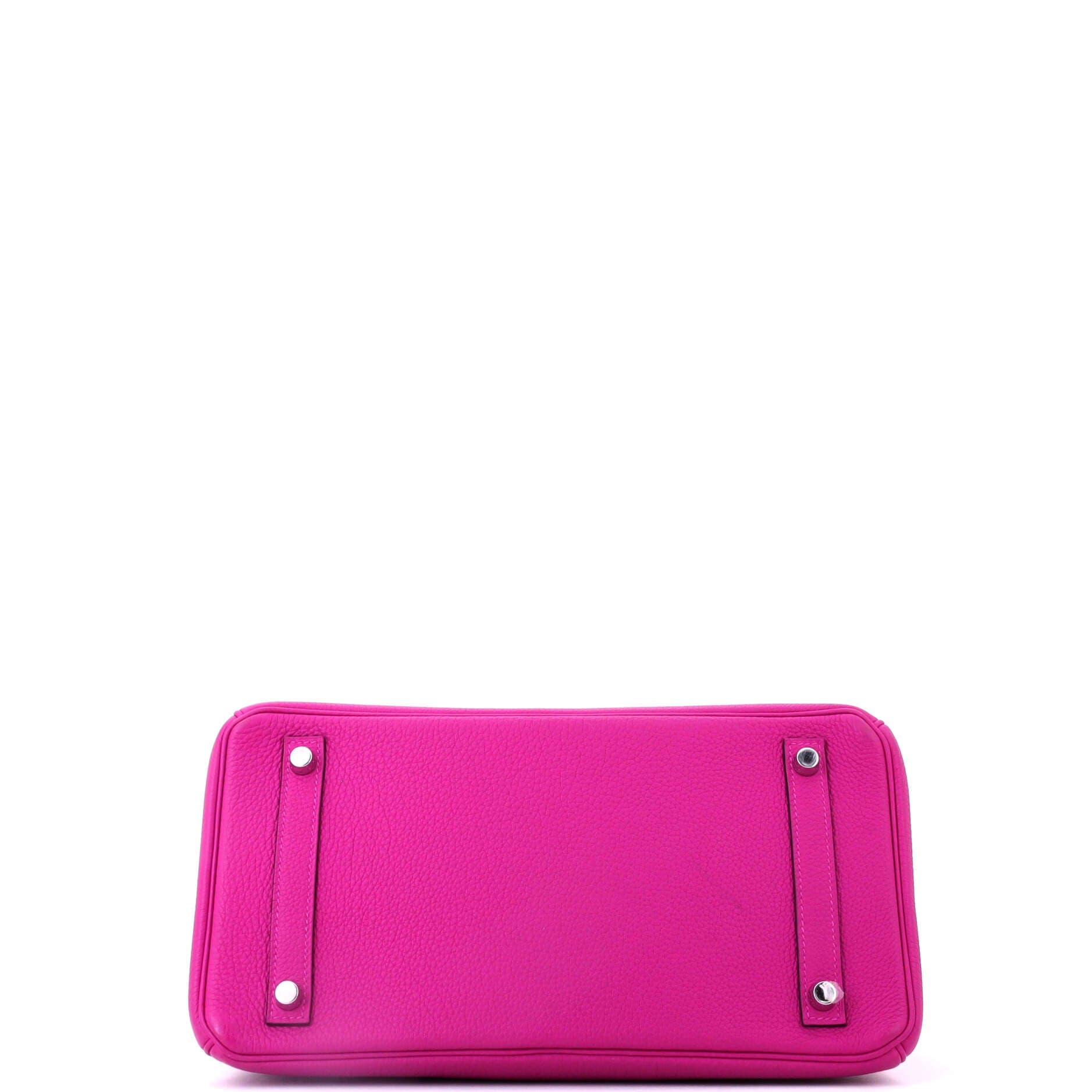 Pre-Owned Hermes Birkin Handbag Pink Togo with Palladium Hardware 30, Alternate, color, Rose Pourpre