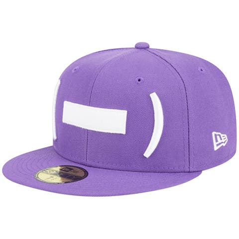 Men's New Era Purple Winston-Salem Dash Theme Nights Hyphen  59FIFTY Fitted Hat