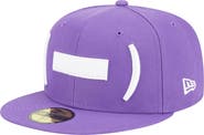 New Era Men's New Era Purple Winston-Salem Dash Theme Nights Hyphen  59FIFTY Fitted Hat