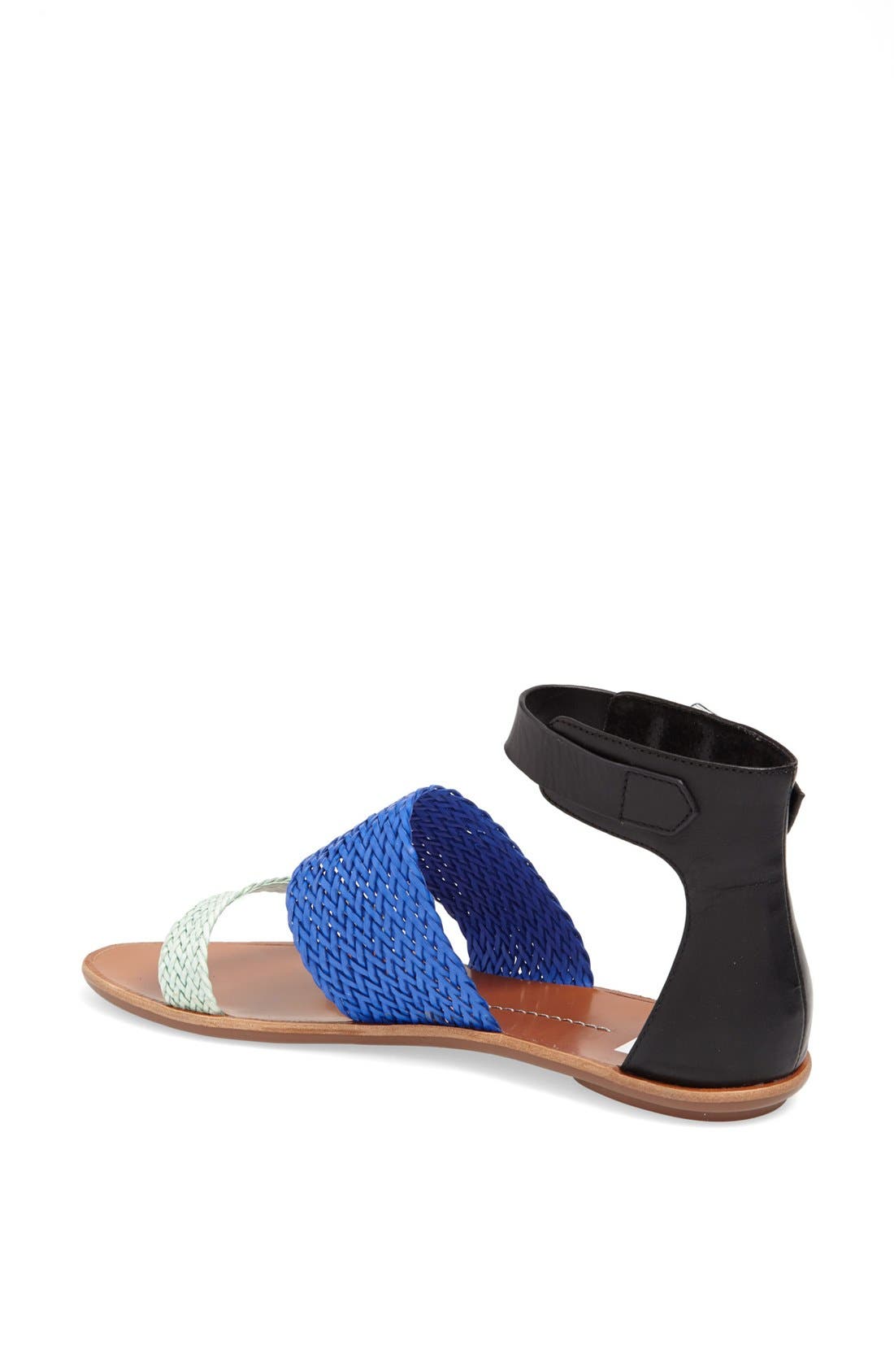 DV by Dolce Vita 'Viera' Ankle Strap Sandal, Alternate, color, BLACK MULTI STELLA