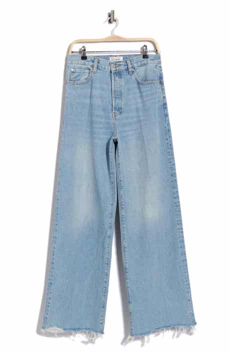 The Collegiate High Rise Raw Edge Jeans