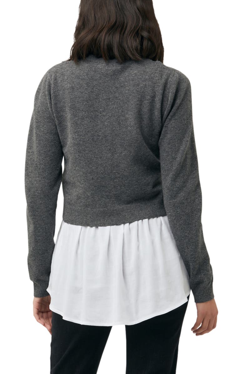 Ripe Maternity Sandy Detachable Knit, Alternate, color, Charcoal Marle