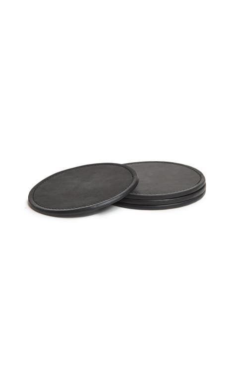 Blake Leather Coaster Set