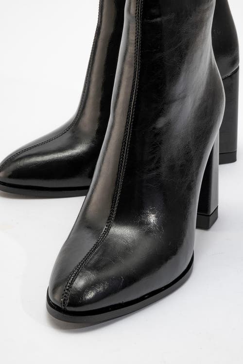 Prologue Shoes Jewel High Heel Boot In Black