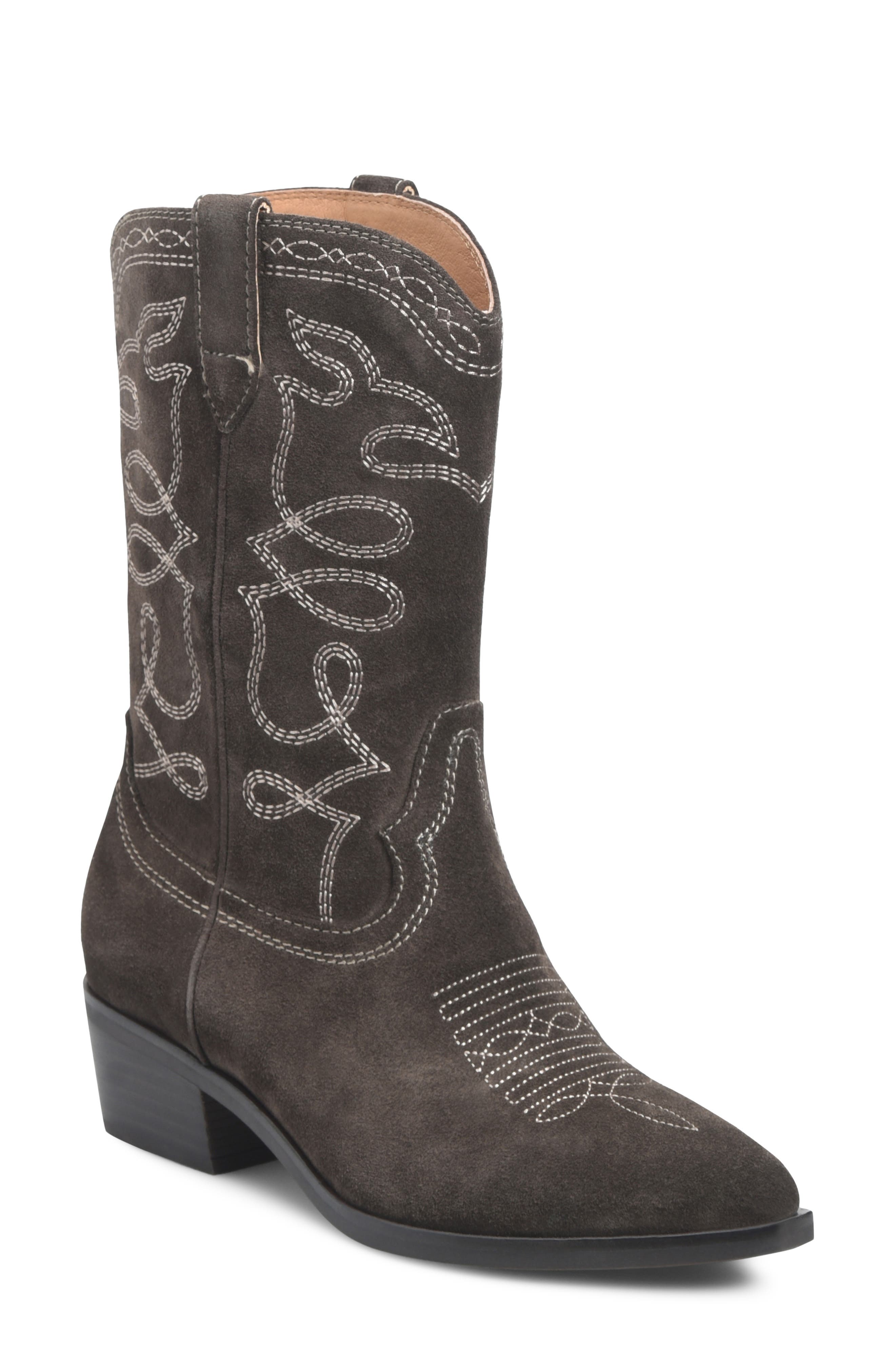 Carolynn Western Boot, Main, color, LINCE DARK BROWN