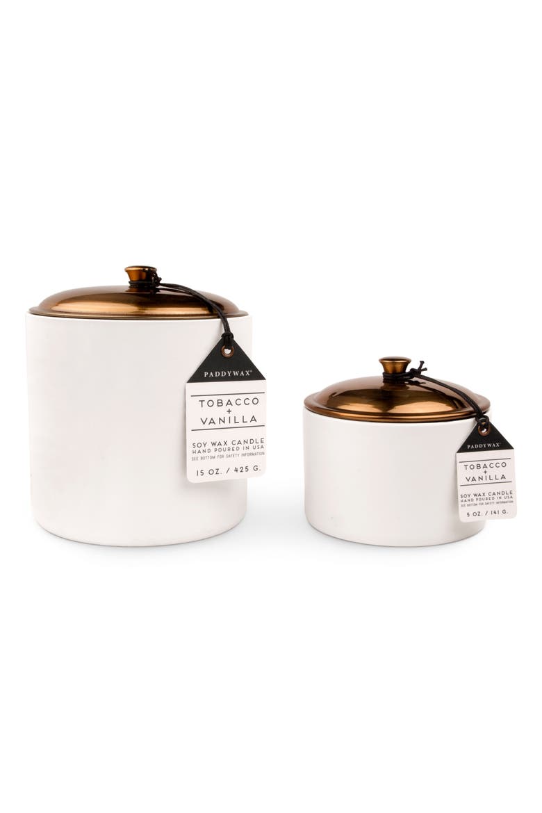 Hygge Vetiver + Cardamom Candle, Alternate, color, WHITE